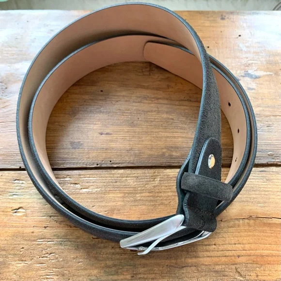 NEW Suitsupply Brown Suede Leather Belt 42 NWOT